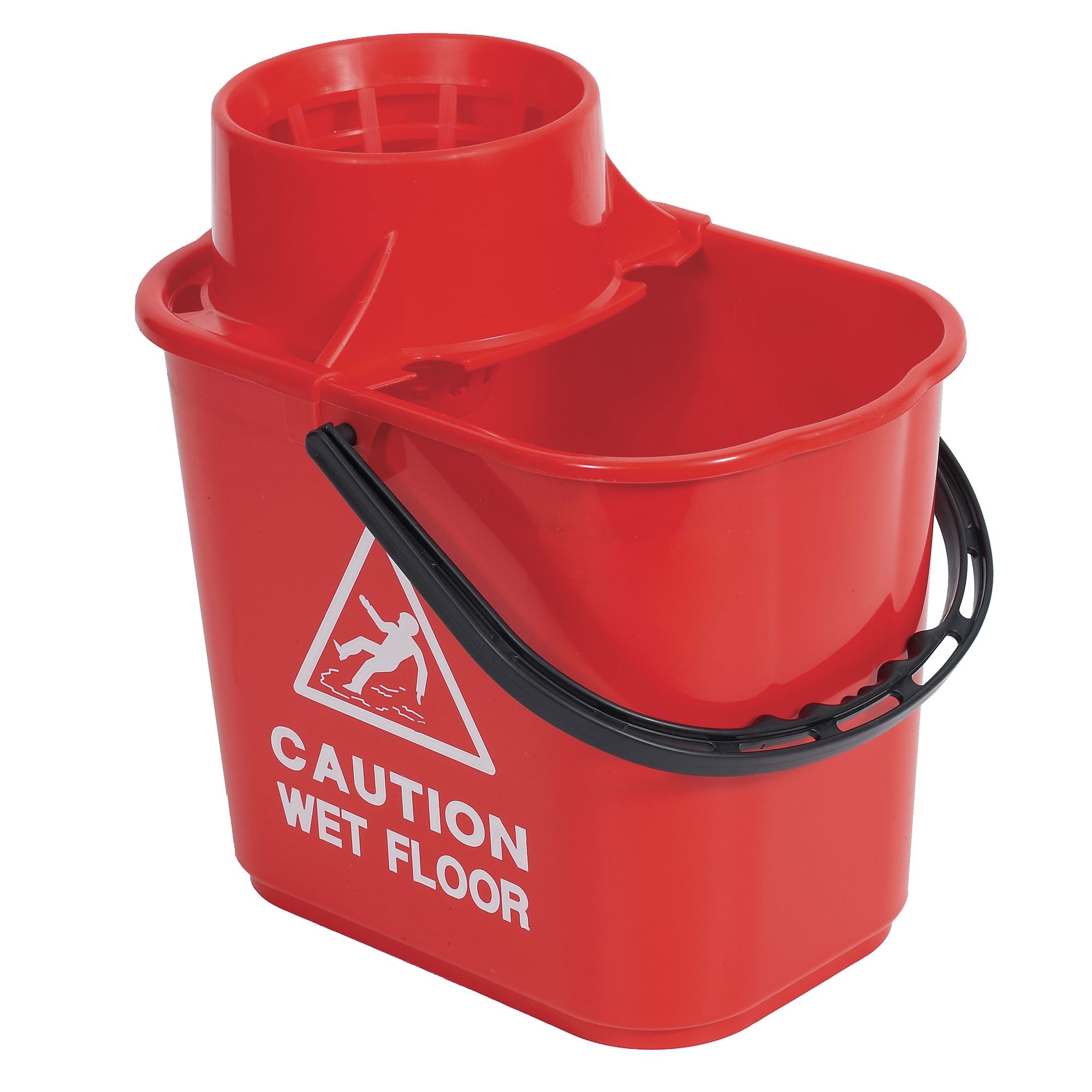 Classmates Professional Mop Bucket and Wringer - Red